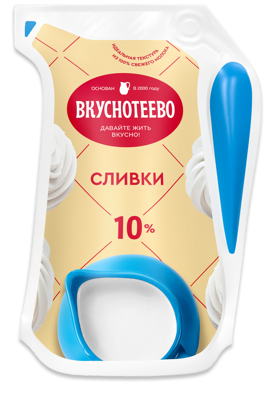 Сливки ультрапастеризованные 10%, 250 г